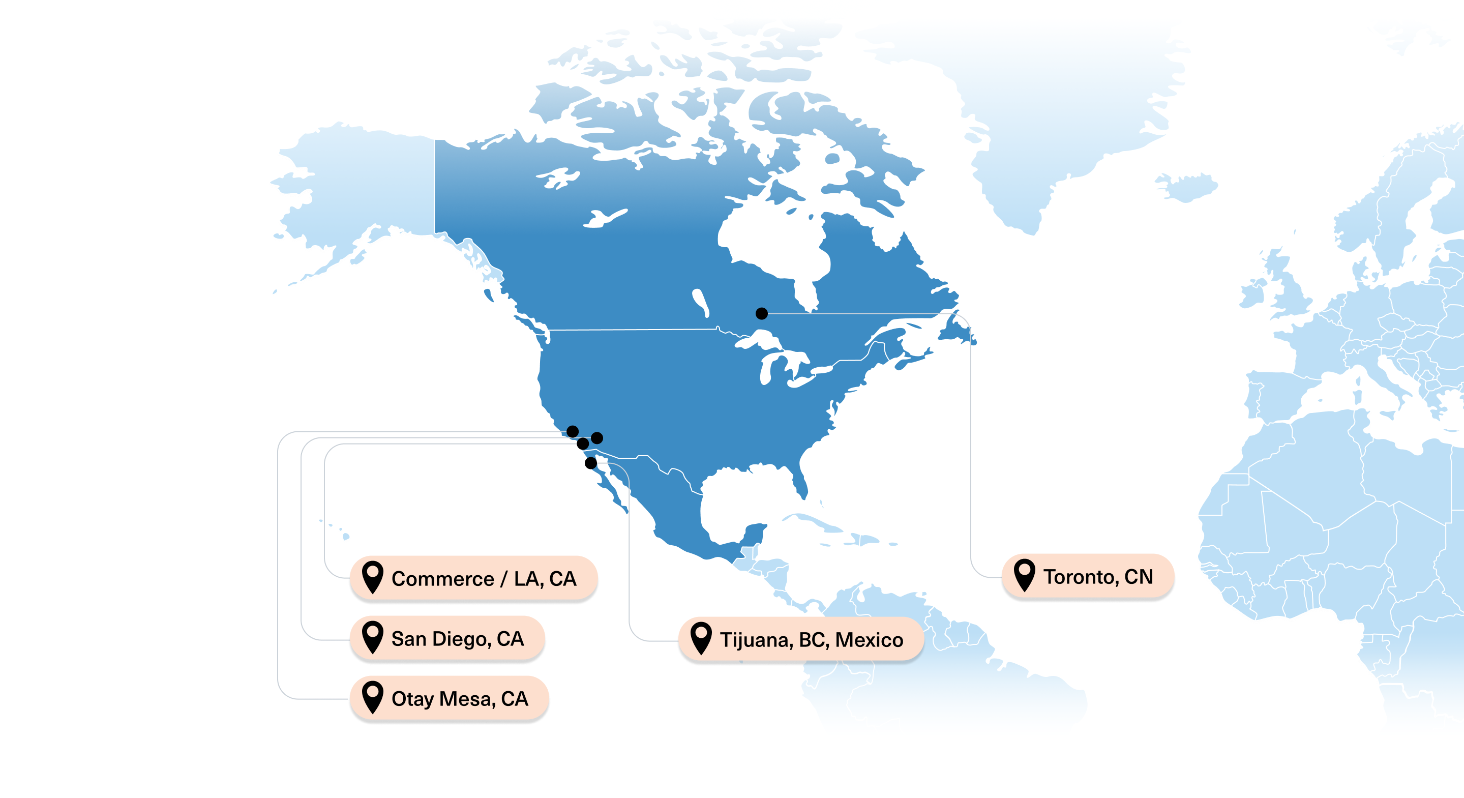 distribution efficiencies small map