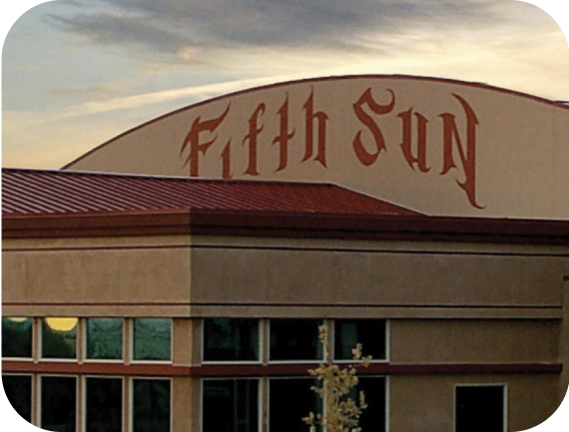 Fifth sun outside building overview