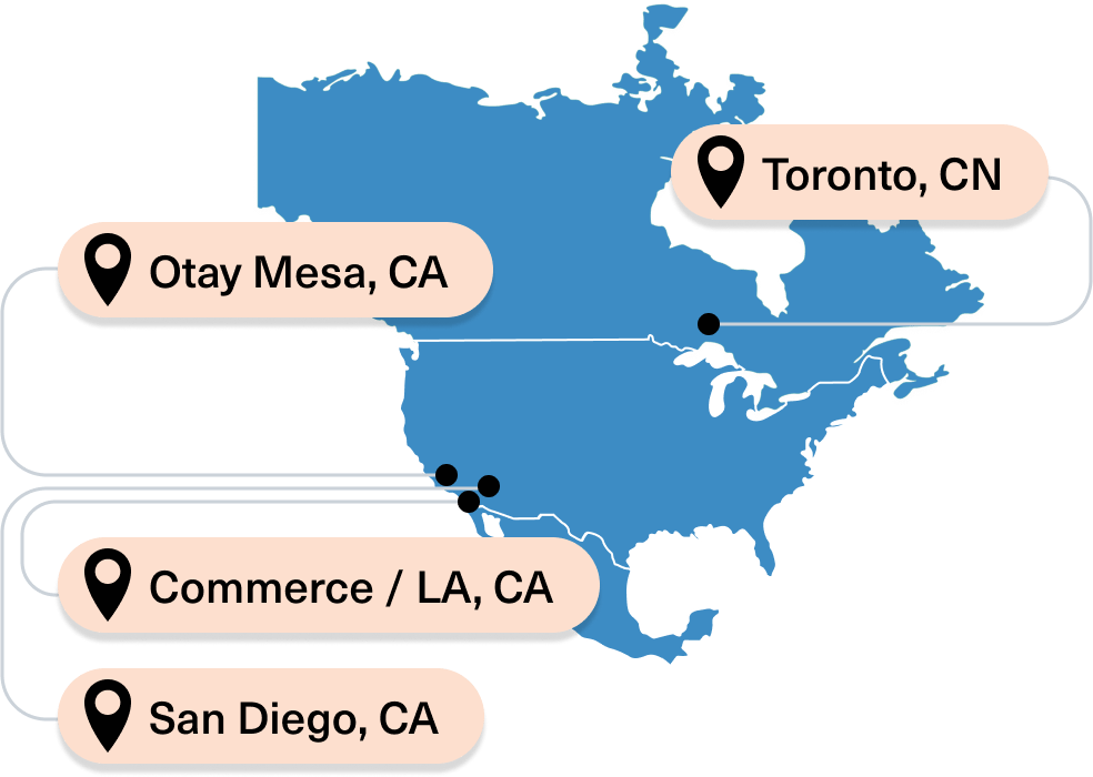 distribution efficiencies larger map