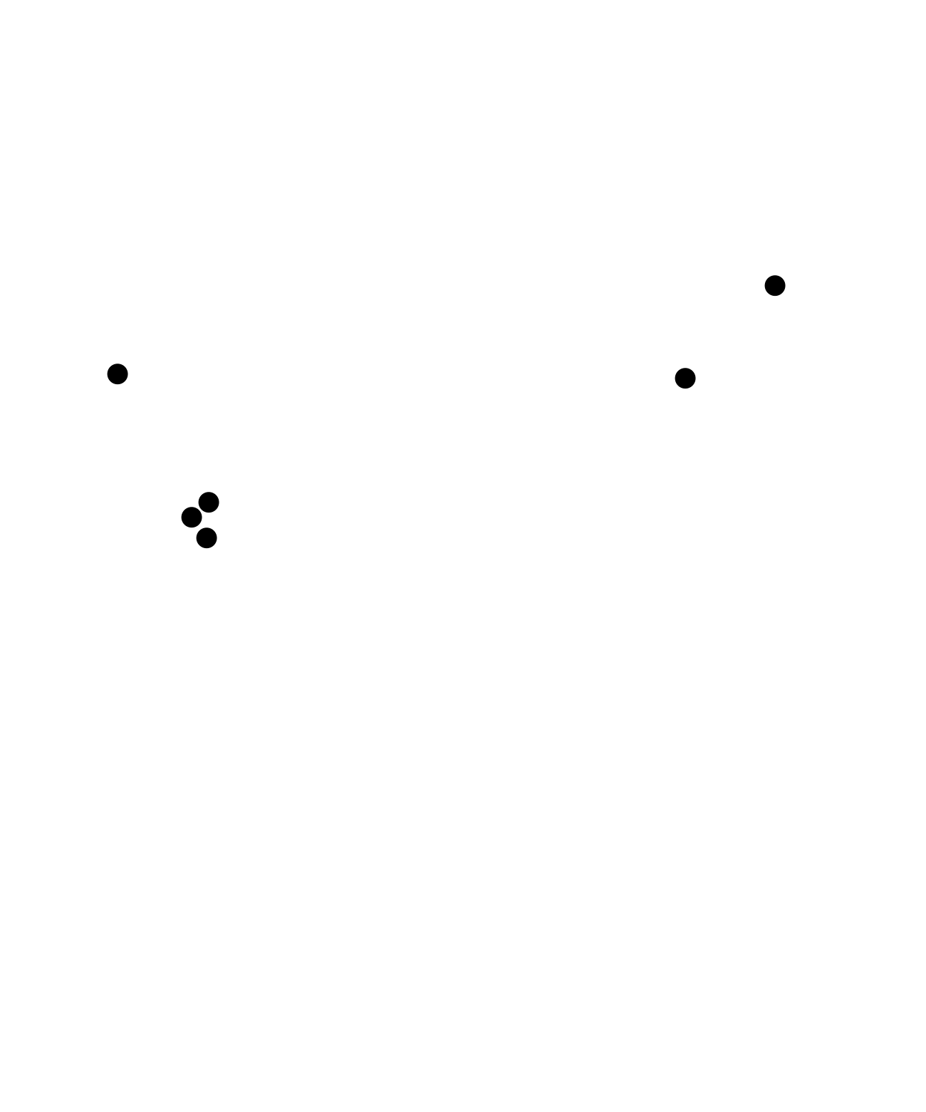 north america white map